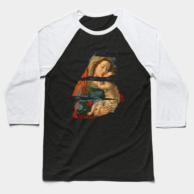 Mother and child Baseball T-Shirt by Museflash
